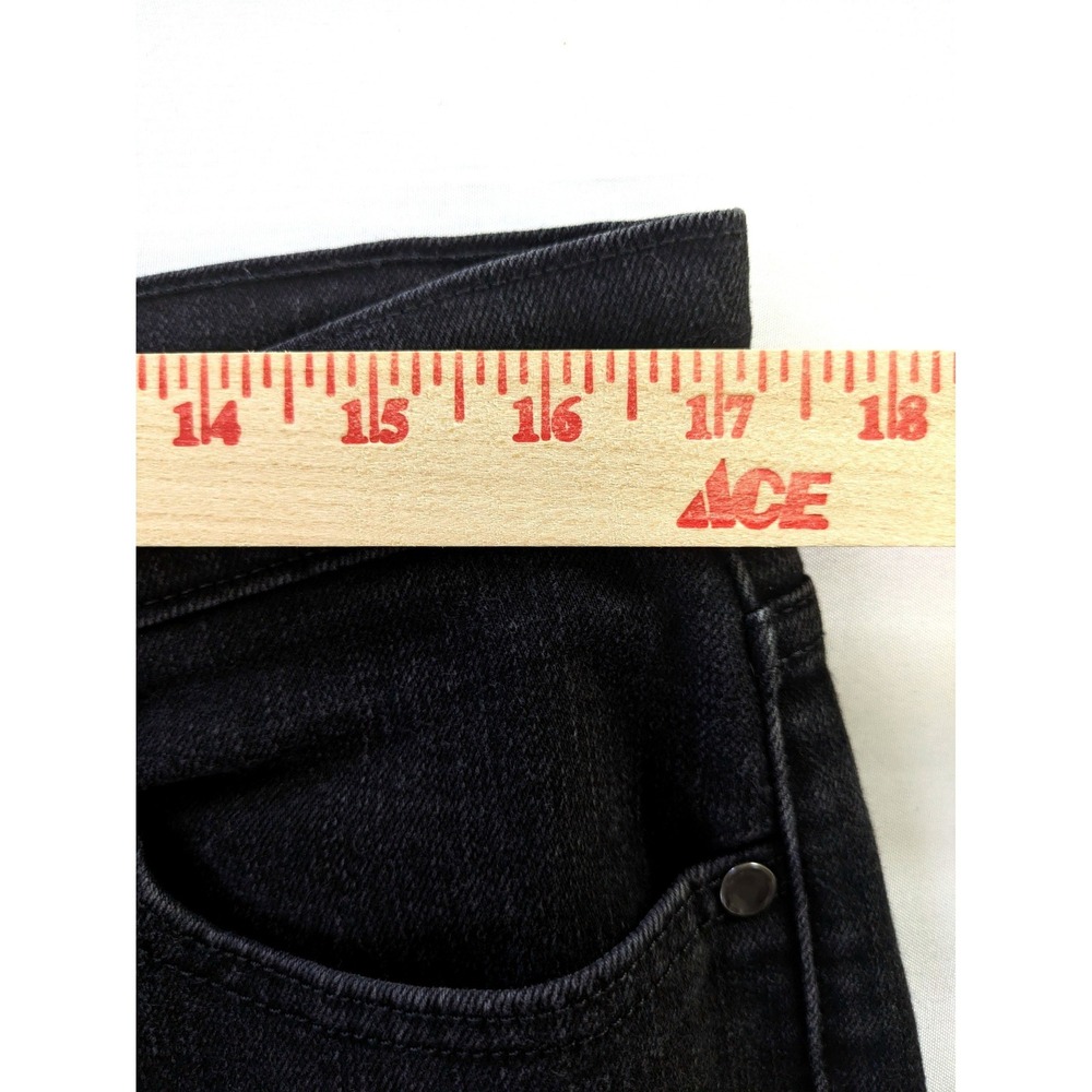 Levis 505 Straight Leg Jeans Black Tab Embroidered Pocket Mens 31x34 15505-0026 - Picture 7 of 8